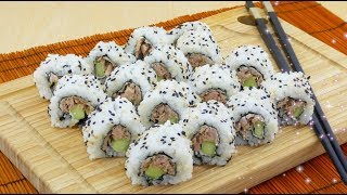 SUSHI 🍙🍣 Fatto in Casa  URAMAKI [upl. by Leighton110]