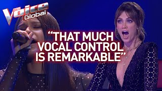 16yearolds insanely high notes shock The Voice coaches  Journey 26 [upl. by Doley]