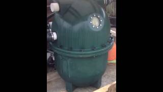 Prt 2 Polygeyser koi pond filter setup and flush cycle [upl. by Latsyek]