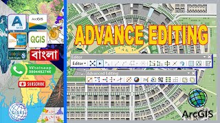 Advanced Editing Tools ArcMap  Advanced Digitization in ArcGIS [upl. by Nennarb800]