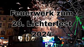 20 LICHTERFEST in Halle 2024 Das Feuerwerk [upl. by Akram]