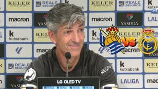 IMANOL ALGUACIL HABLA EN PRENSA  Previa REAL SOCIEDAD vs REAL MADRID [upl. by Nana]