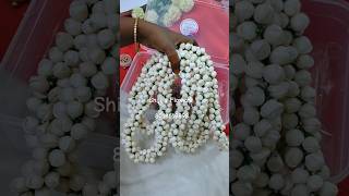 Artificial Jasmine flower for hair diy jasmines artificialjasmine shijus pitchipoo beads [upl. by Ahto]