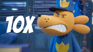 Dog Man Movie Trailer But 10x The Speed [upl. by Aknahs]