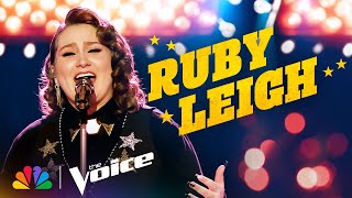 The Best Performances from Season 24 RunnerUp Ruby Leigh  The Voice  NBC [upl. by Corabelle]