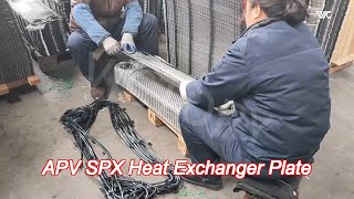 Heat Exchanger SPX APV Plates Titanium And TitaniumPalladium Alloy [upl. by Atiseret887]