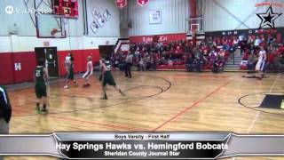 Hay Springs vs Hemingford Basketball [upl. by Elocyn202]