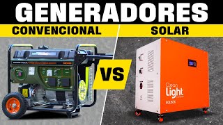 Generador Convencional vs Generador Solar I Lo Mejor [upl. by Jeniece]