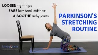 Parkinsons Exercise Video  Morning Stretching Routine [upl. by Elyrrad]