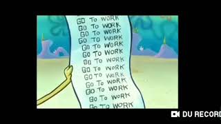 Spongebob reads go to work list for an hour [upl. by Nebeur]