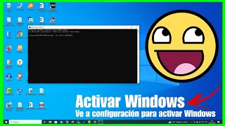 Cómo activar Windows 10 en mi pc con CMD 🔴 [upl. by Pollack]