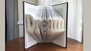 Book Folding Art [upl. by Smeaj]