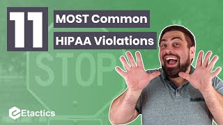 The 11 MOST Common HIPAA Violations [upl. by Nylra]