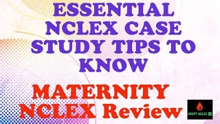 Practice NEXT GEN Case Study for THE NCLEX Review  NCLEX Question Maternity Nursing  ADAPT NCLEX [upl. by Ihcego368]