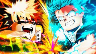 Roblox Deku VS Bakugo Battle [upl. by Ahtekahs]