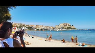 Calvi plage Le 27 septembre 2014  17h  HD [upl. by Yelhak]