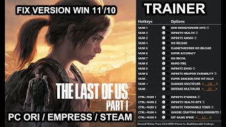 LAST OF US 1 TRAINER JUNE 2023  UPD FIX WIN 1110 VERSION STEAMFITGIRLSSEMPRES [upl. by Ecirtahs]