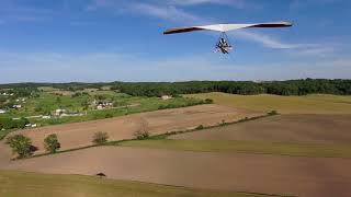 Flying my electric powered hang glider [upl. by Padegs]