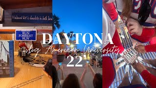 NCA college nationals  Daytona cheer comp vlog 2023 American university [upl. by Ettenirt]