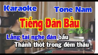 Karaoke Tiếng Đàn Bầu Tone Nam  Beat Phối Dễ Hát Cực Hay [upl. by Schuler]