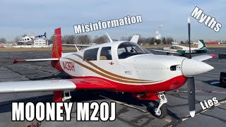 Mooney M20J  Dispelling Myths amp Misinformation About Mooneys [upl. by Sualokcin]