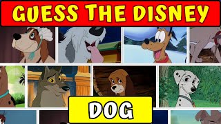 Guess the Dog Quiz 🐶  Disney Dog Quiz [upl. by Macmullin]