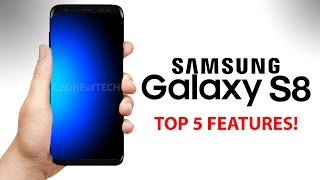 Samsung Galaxy S8  TOP 5 BEST New Features [upl. by Harland950]