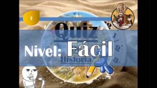 ¿¿Cuanto sabes de Historia Quiz históricoNivel Fácil 1 [upl. by Morgun]