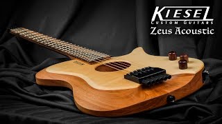 Kiesel Guitars  Zeus Headless Acoustic Guitar [upl. by Valina652]