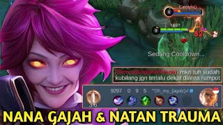 EUDORA MODE SEMAK BIKIN NANA GAJAH amp NATAN TRAUMA DEKAT SEMAK NANA SAMPAI EMOSI MOBILE LEGENDS [upl. by Libys443]