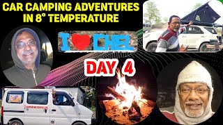 DAY 4  quotEPIC NORTHEAST CAR CAMPING ROAD TRIP IN 8° Amazing Temperature Challenges campervanlife [upl. by Oinota19]