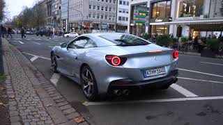 Ferrari Portofino M Startup in Düsseldorf [upl. by Mozes]