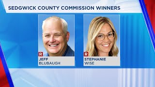 Sedgwick County Commission race Blubaugh and Wise win [upl. by Krause]