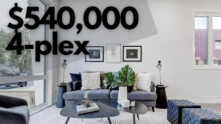 544888 4plex Showhome Tour  Real Estate Calgary AB [upl. by Claudetta]