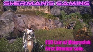 ESO Lair of Maarselok First Attempt solo [upl. by Wagstaff317]