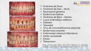 Enfermedades sistémicas en pacientes con patología periodontal [upl. by Dlonra]