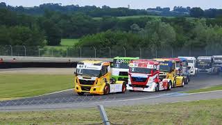 Départ course 1 GrandPrix camions Nogaro 2018 [upl. by Irme]