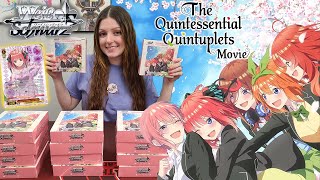 The Quintessential Quintuplets Movie  Weiss Schwarz Case Opening [upl. by Gessner886]