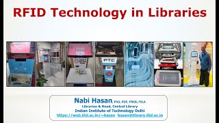 RFID Technology in Libraries Delivered as part of an Online Workshop hosted by DP Tripathi [upl. by Dex]