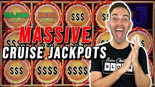 🚢 MASSIVE JACKPOTS from BCSlots Cruises [upl. by Idrahs]