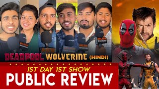 Deadpool And Wolverine Public Review Hindi Deadpool And Wolverine Movie Review [upl. by Farny]