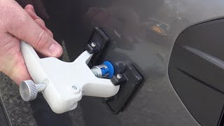 Youve never seen a dent pulling tool like this Easy Fix for door dings in minutes [upl. by Adnert532]