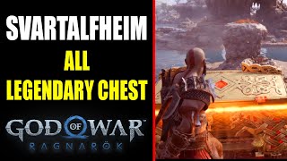 Svartalfheim  All Legendary Chests Locations  God of War Ragnarök [upl. by Annodahs532]