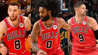 Zach LaVine Coby White amp Nikola Vučević GET BUCKETS in Detroit🔥 November 18 2024 [upl. by Aiasi832]