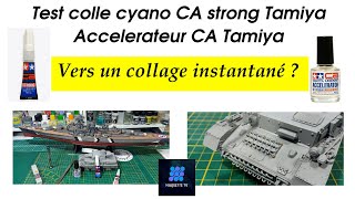 Test Colle Cyano Tamiya CA Strong amp accelerateur ca [upl. by Neelyahs]