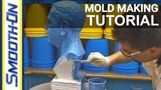 Mold Making Tutorial How To Make a BrushOn Rubber Mold of a Bust [upl. by Eustatius]