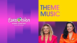 Eurovision Song Contest  Malmö 2024 Theme Music 🇸🇪  unitedbymusic [upl. by Gnoud]