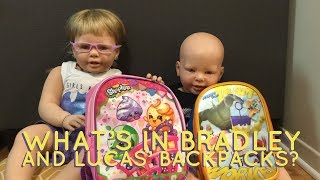 Whats In My Reborn Toddlers Backpacks [upl. by Agn]