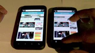 HTC Incredible S vs HTC Desire S Browser Test [upl. by Kit987]