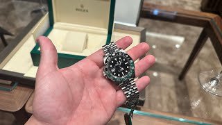 Buying a Rolex Sprite GMT Master 2 from Rolex AD  126720VTNR Left Hand GMT [upl. by Margie475]